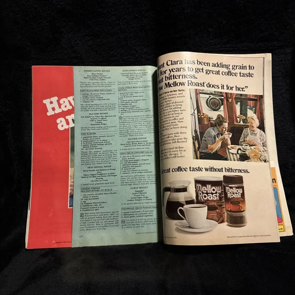 Woman's Day Magazine August 1979 The Collector's Cookbook Insert Success Dress